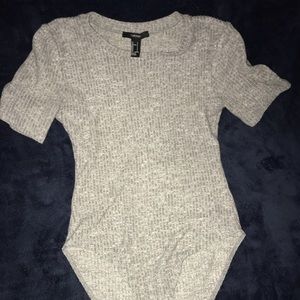 Grey Body Suit from Forever 21